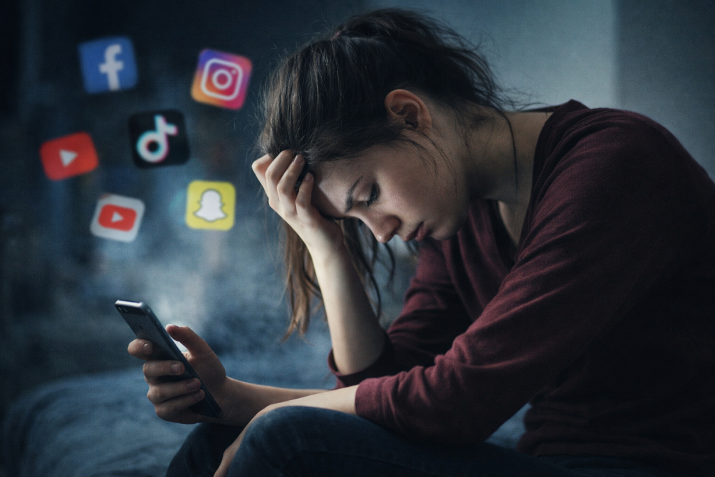 सामाजिक सञ्जालको लतले १९ वर्षीया किशोरीमा गम्भीर मानसिक क्षति, प्लेटफर्मविरुद्ध अदालतमा मुद्दा