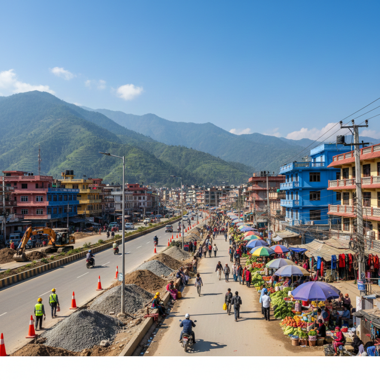 हेटौँडामा सडक विस्तार र बजेट कार्यान्वयनसँगै विकास र चुनौती दुवै देखिँदै