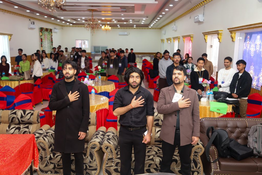 Hetauda मा आयोजित Cloud Innovation Day 2026 मा सहभागीहरू AWS cloud computing को hands-on प्रशिक्षण लिँदै