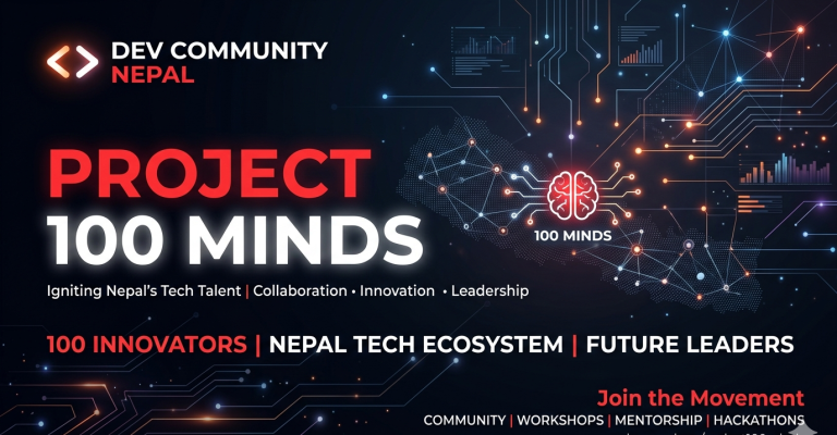 प्रोजेक्ट १०० माइन्ड्सका लागि आवेदन खुला, ३ दिन मात्र बाँकी