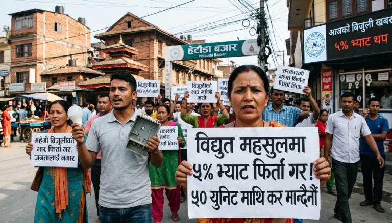 बिजुली उपभोगमा ५ प्रतिशत भ्याट लगाउने सरकारको निर्णय; सामाजिक सञ्जालमा तीव्र विरोध
