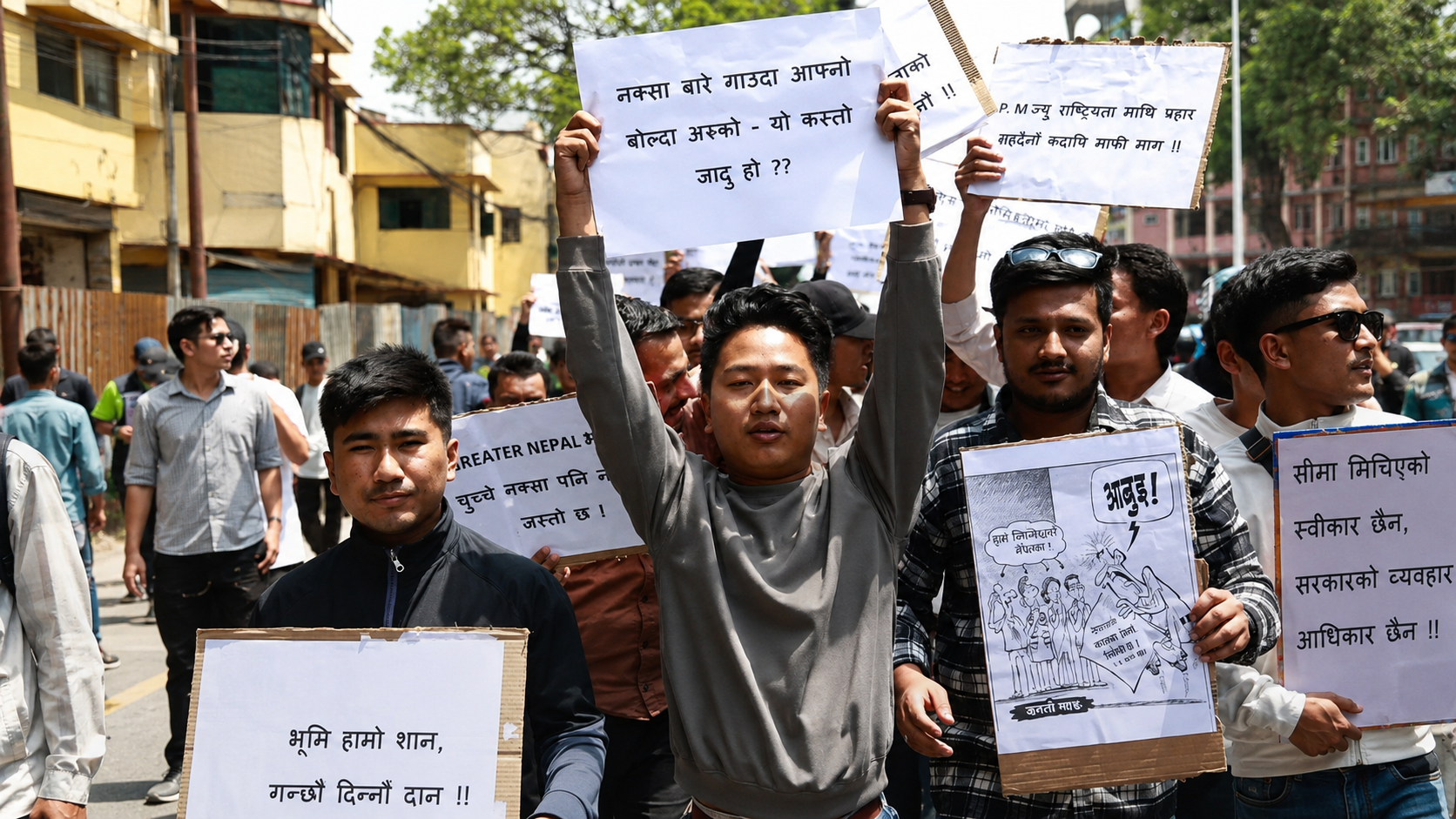 सीमा विवादमा नेविसंघको विरोध, बालेन्द्र शाहको राजीनामा माग